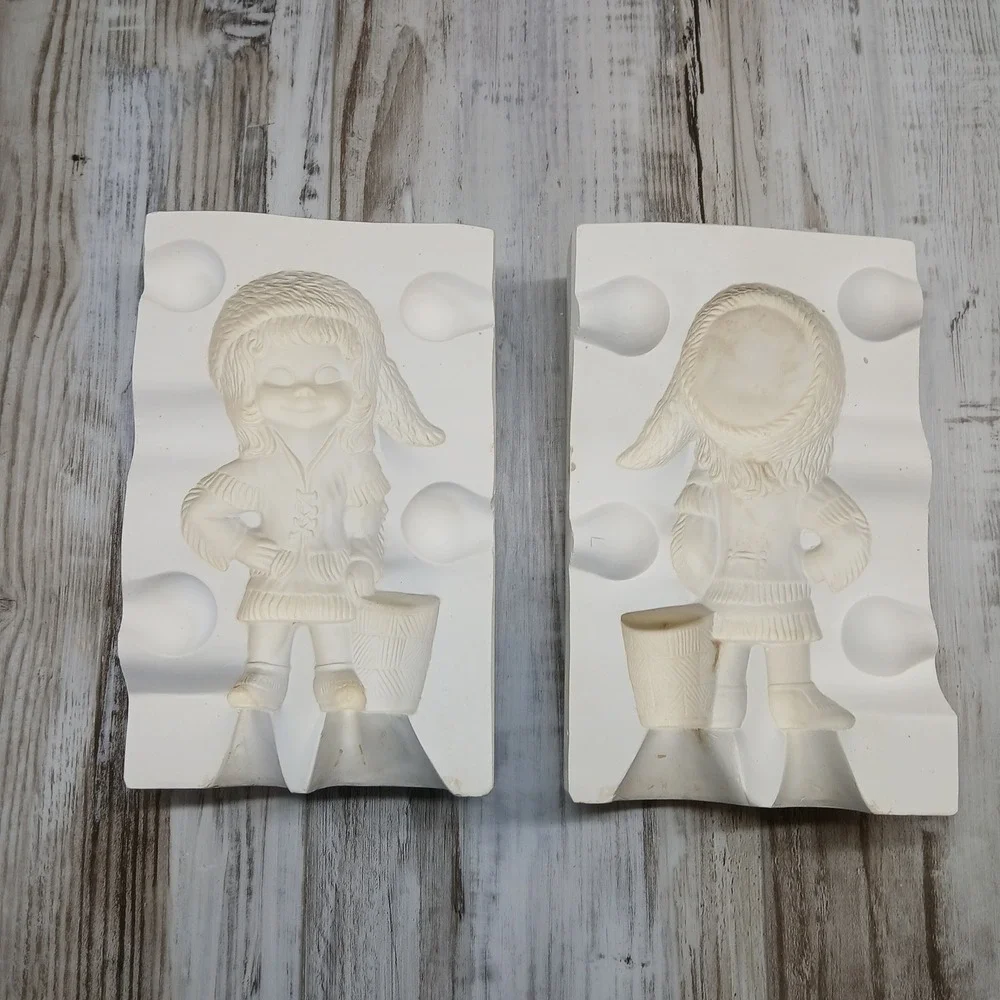 Kentucky Mold Co‎ Annie Broome 156 Ceramic Slip Casting Mold Vintage Girl 6.75